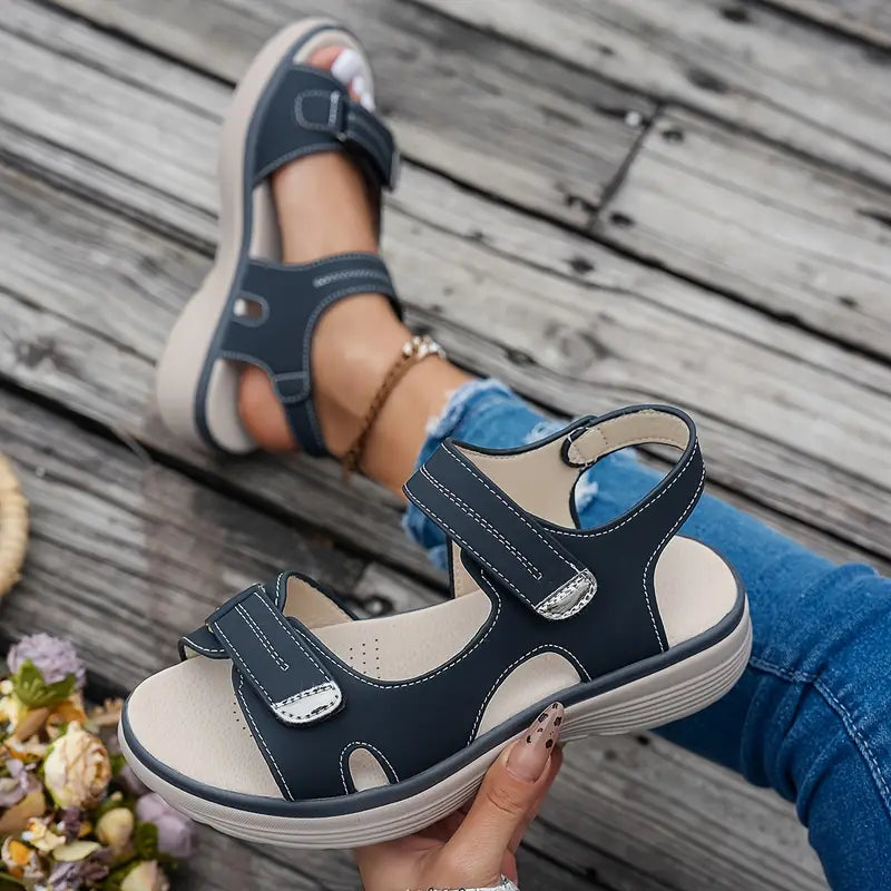Alia™ - Comfortable wedge sandals with ankle strap