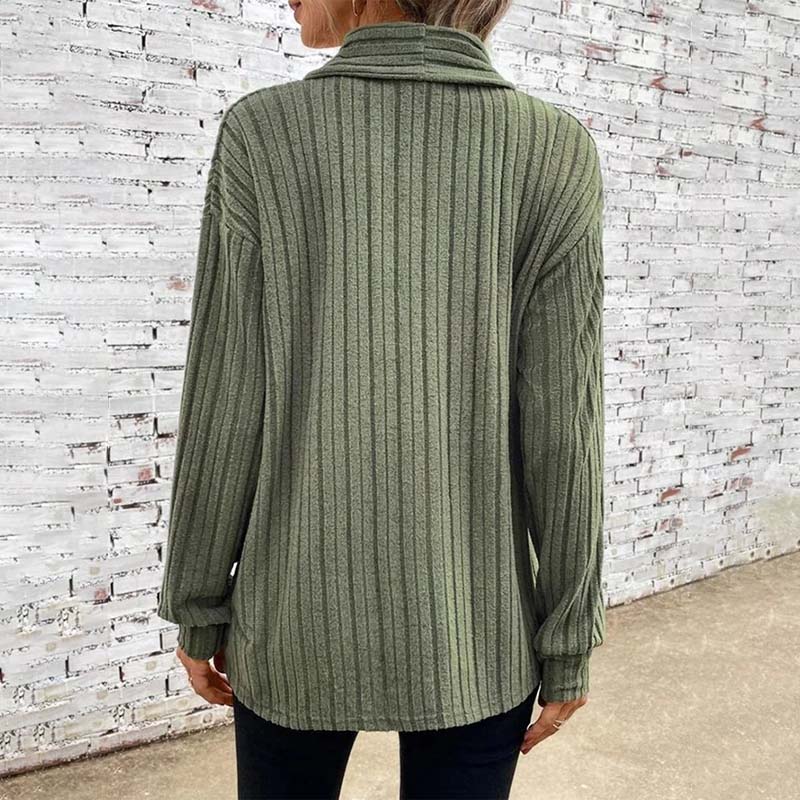 Cozy Long Cardigan - Soft Cotton-Acrylic Blend for All Seasons