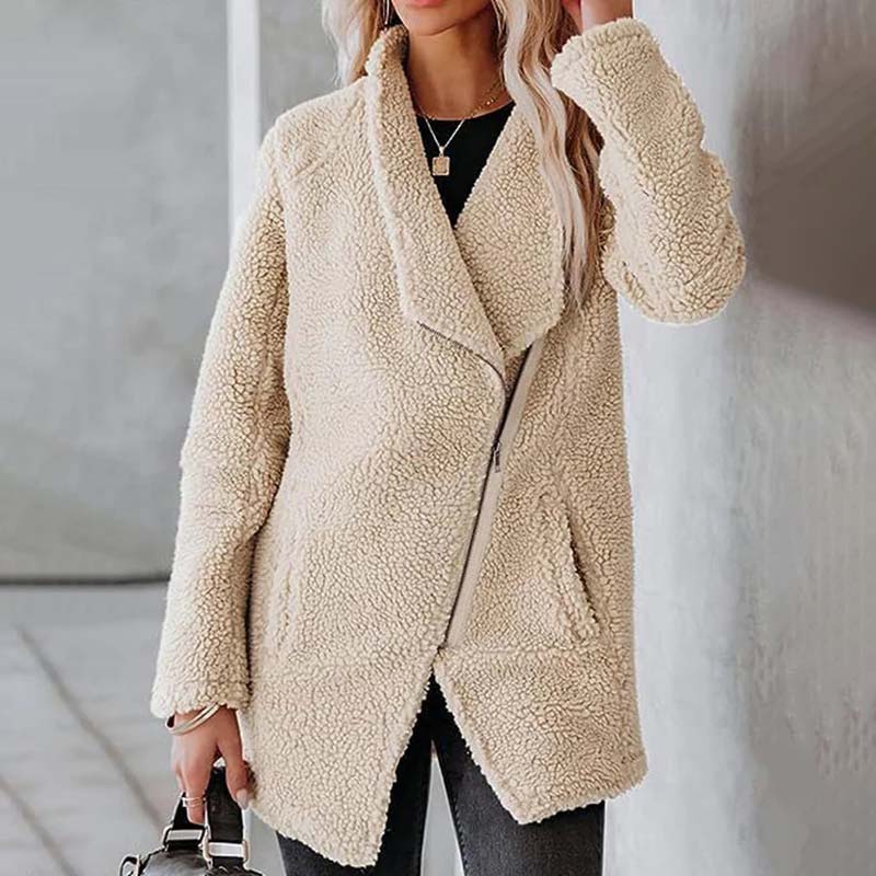 Cozy Plush Coat - Warm, Stylish Winter Outerwear for Women