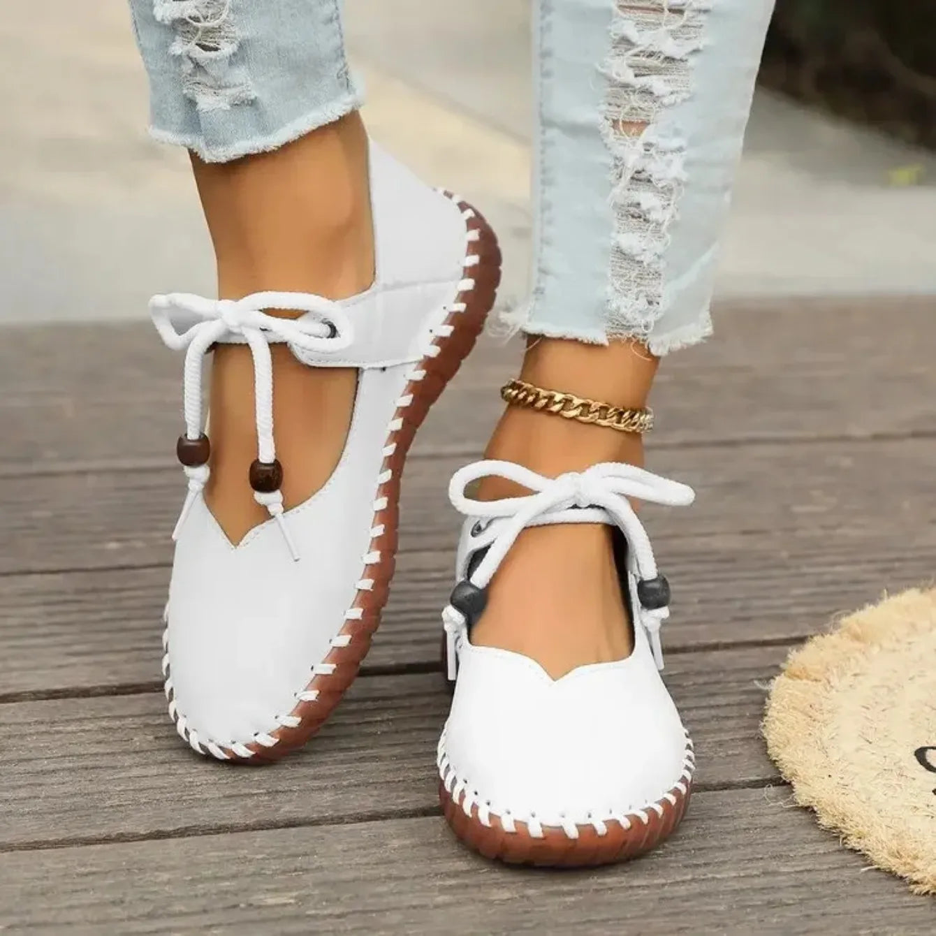 Elara Black Flats - Cloud-Like Comfort & Breathable Vegan Leather