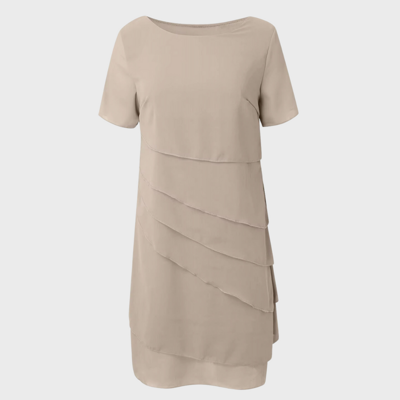 Womens Dress - Elegant Chiffon Summer Wedding Guest & Cocktail Style