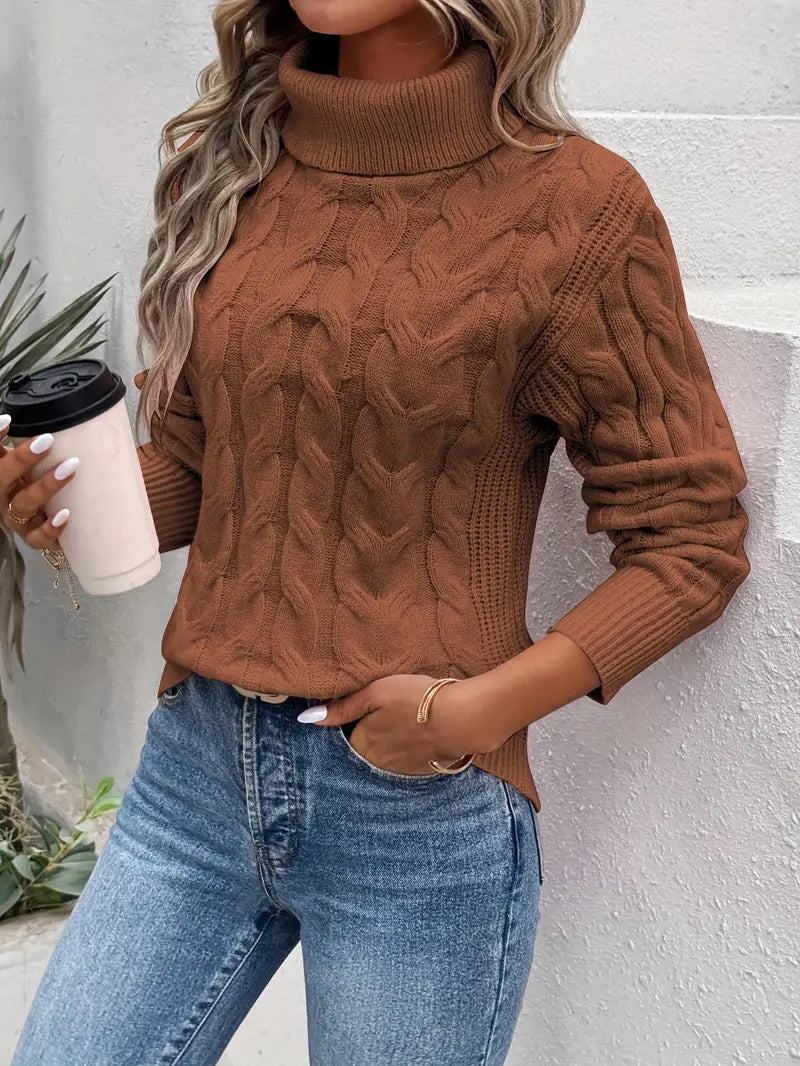 Vicky™ Sweater - Cozy Cable Knit Design for Women’s Timeless Style