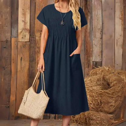 Relaxed-fit day dress