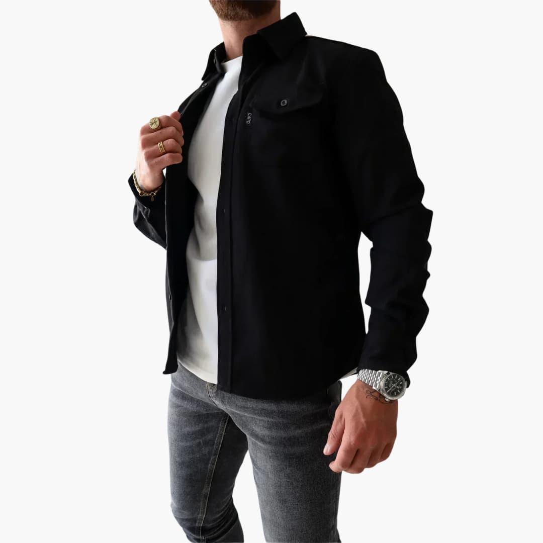 Variant image for Button-Through Jacket Overshirt - Stylish Comfort for Modern Men-37