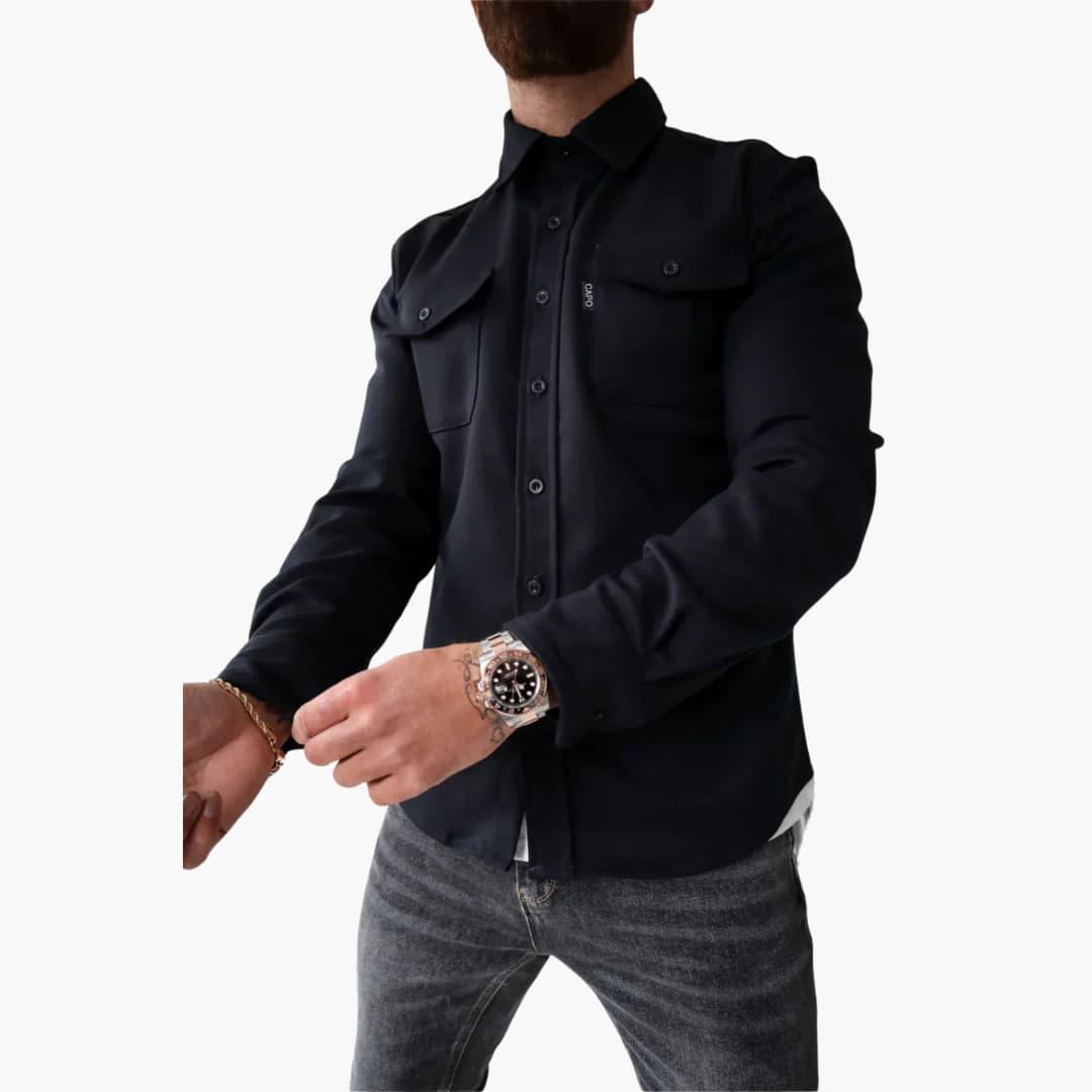 Variant image for Button-Through Jacket Overshirt - Stylish Comfort for Modern Men-31