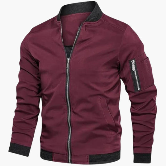 Stefan Premium Men's Bomber Jacket - Stylish Comfort & Tailored Fit