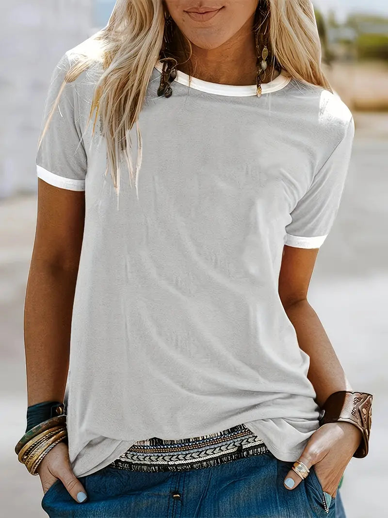 Sleeve Casual Simple T-shirt