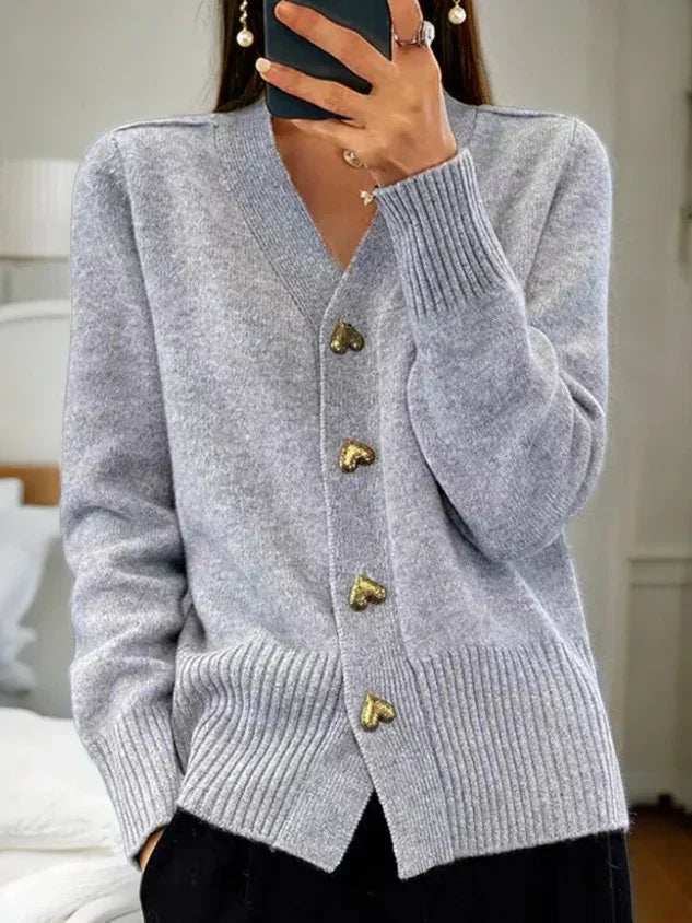 Violetta™ Black Long Cardigan - Timeless Style & Unmatched Comfort