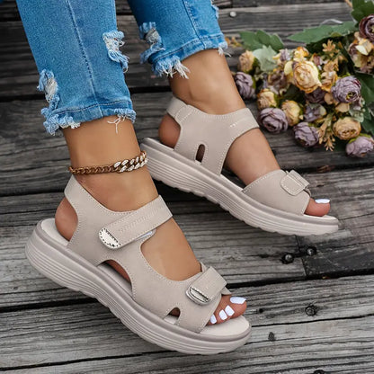 Alia™ - Comfortable wedge sandals with ankle strap