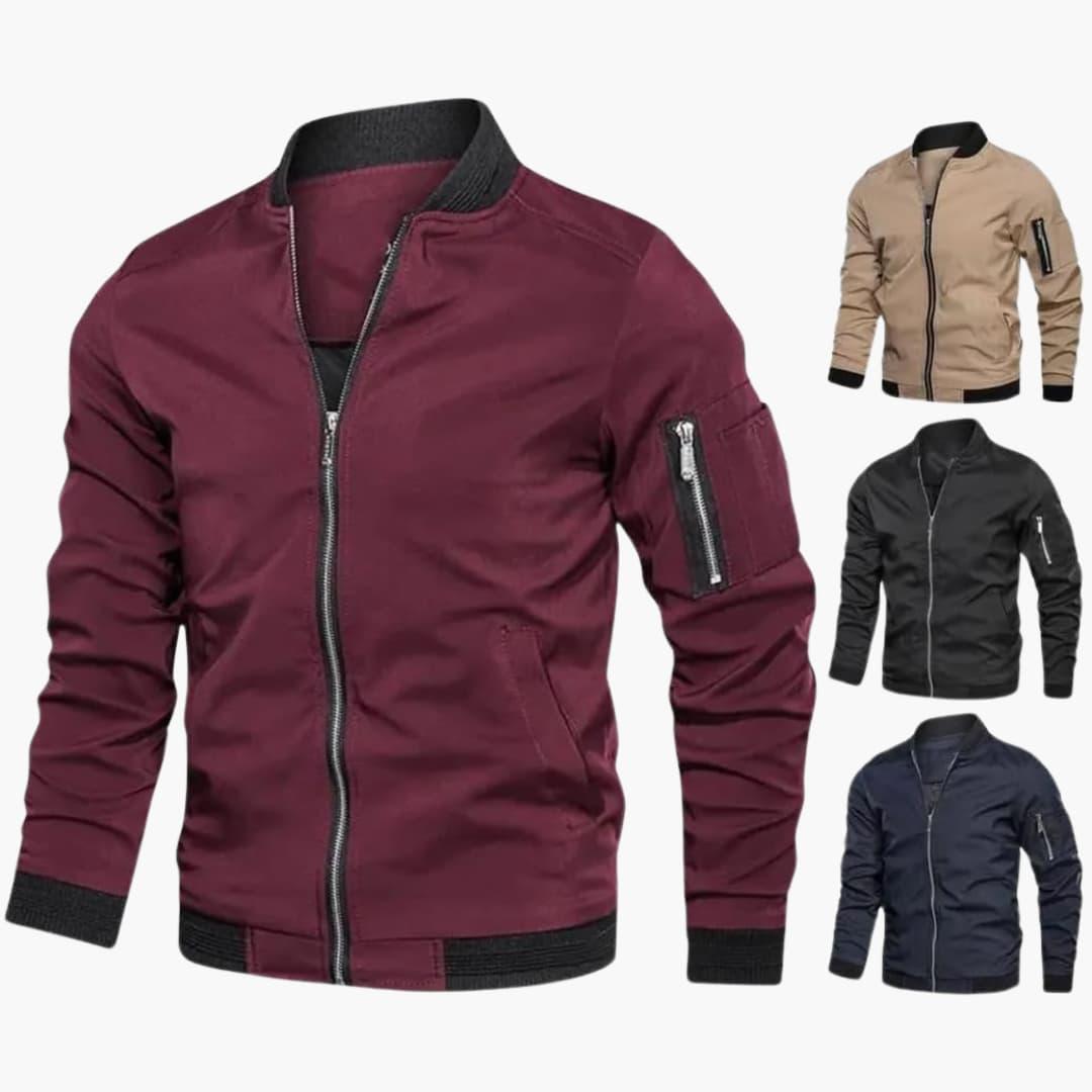 Stefan Premium Men's Bomber Jacket - Stylish Comfort & Tailored Fit