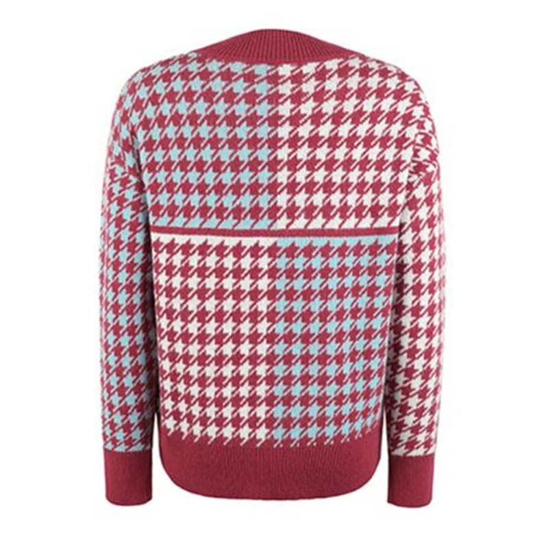 Casual Geometric Knit Pullover | Stylish Comfort for Everyday Wear