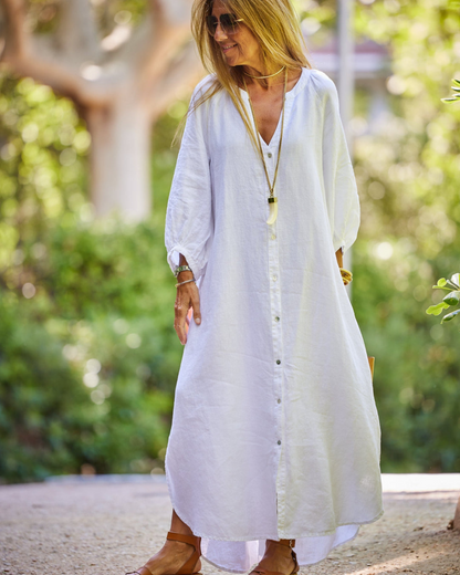 lovely lightweight linen dress