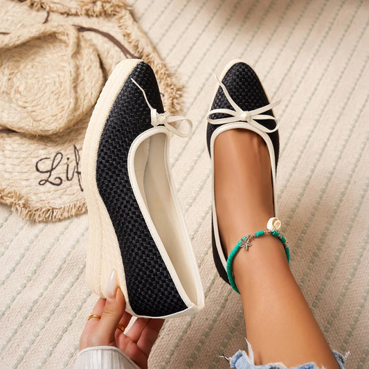 Adelina Nude Wedge Heels - Stylish Comfort for Warm Weather Outfits