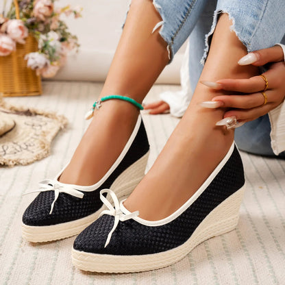 Adelina Nude Wedge Heels - Stylish Comfort for Warm Weather Outfits