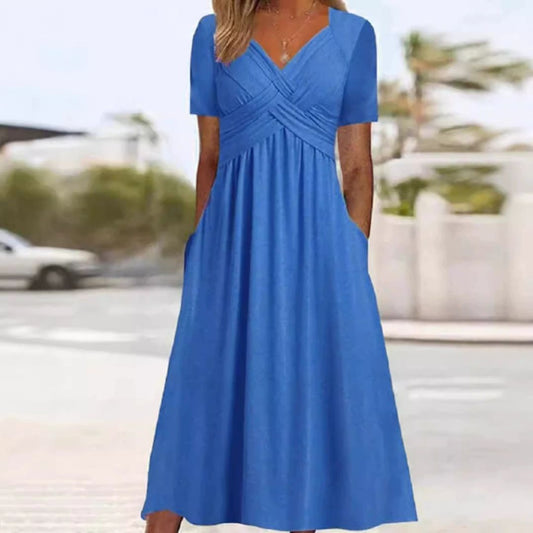 Adrianna Maxi Dress - Flattering Fit for Elegant Summer Outings