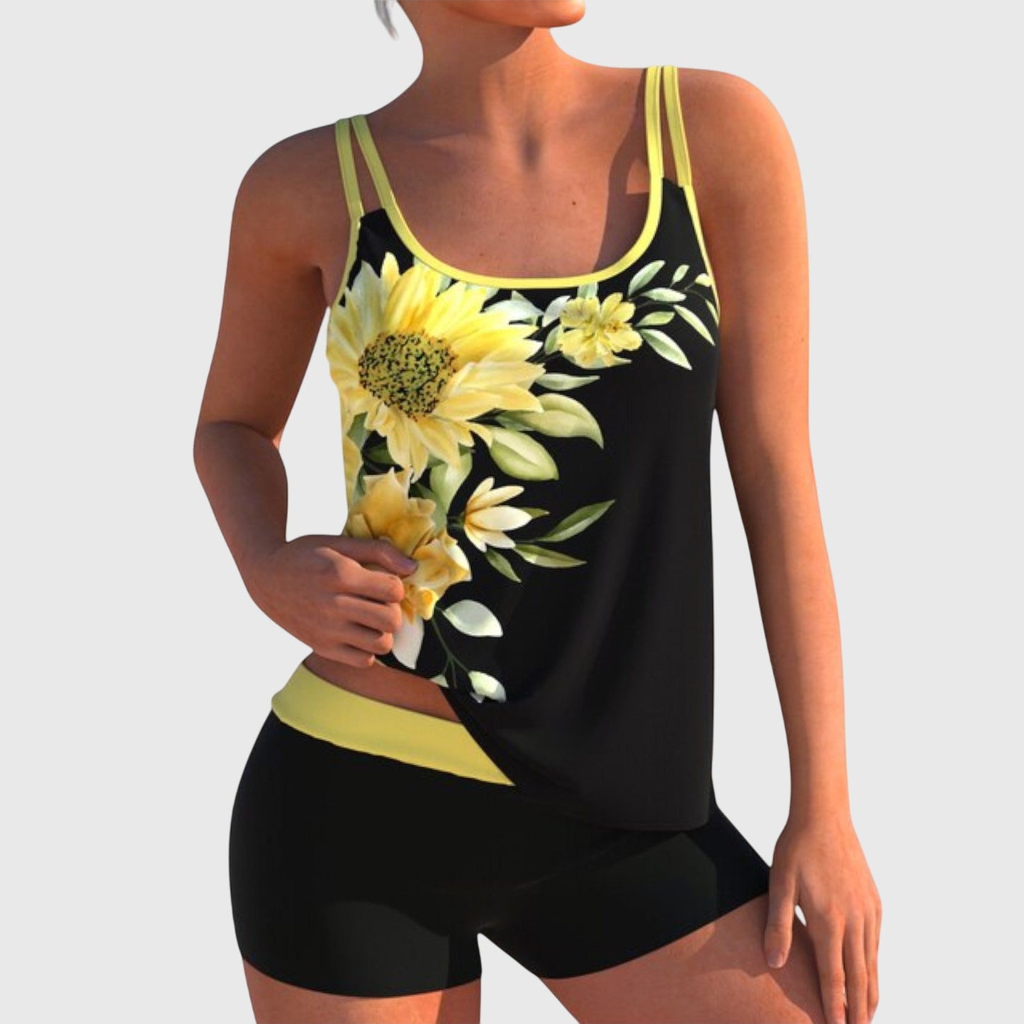 Alice™ | Elegant Floral Tankini Swimsuit for Women