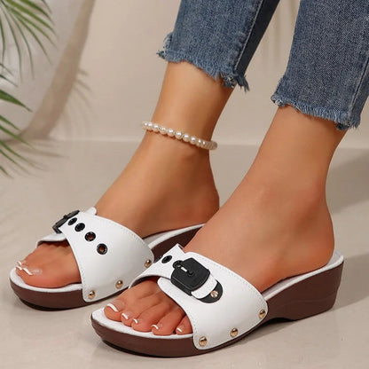 Alina Adjust Slides - Personalized Comfort & Lightweight Style