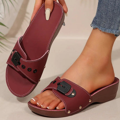 Alina Adjust Slides - Personalized Comfort & Lightweight Style