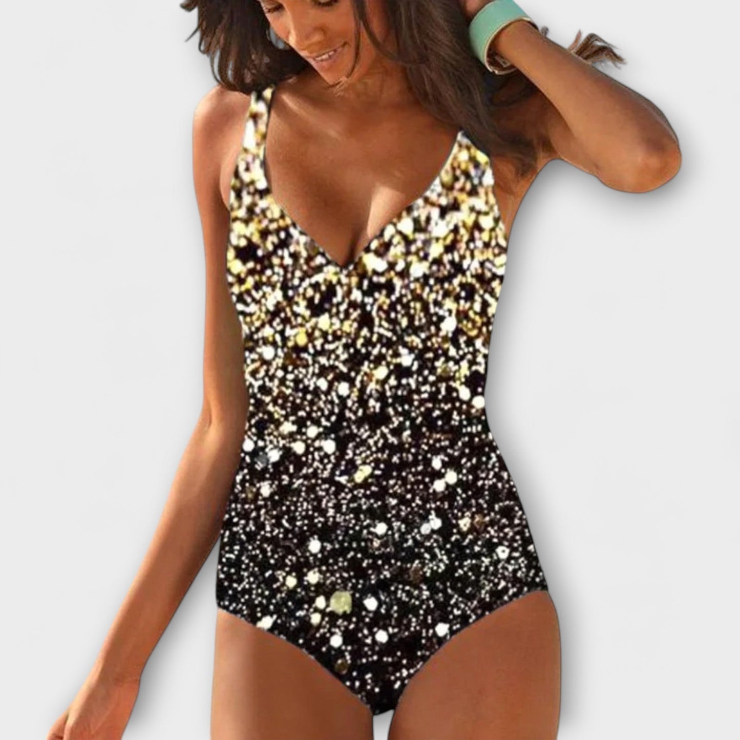Bella™ | Stylish High Waisted Bikini Set in Black