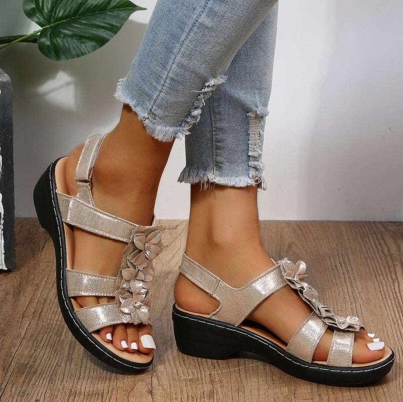 Bordeaux Orthopedic Sandals for Women - Elegant Support & Comfort