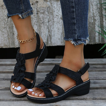 Bordeaux Orthopedic Sandals for Women - Elegant Support & Comfort