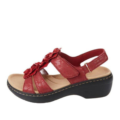 Bordeaux Orthopedic Sandals for Women - Elegant Support & Comfort