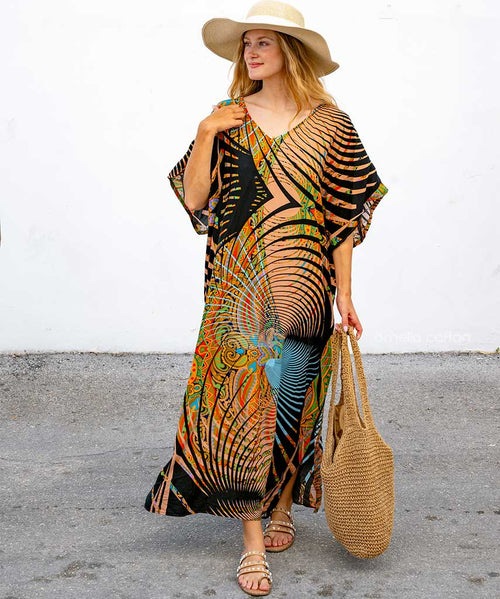 Ava | Loose, casual caftan Dress