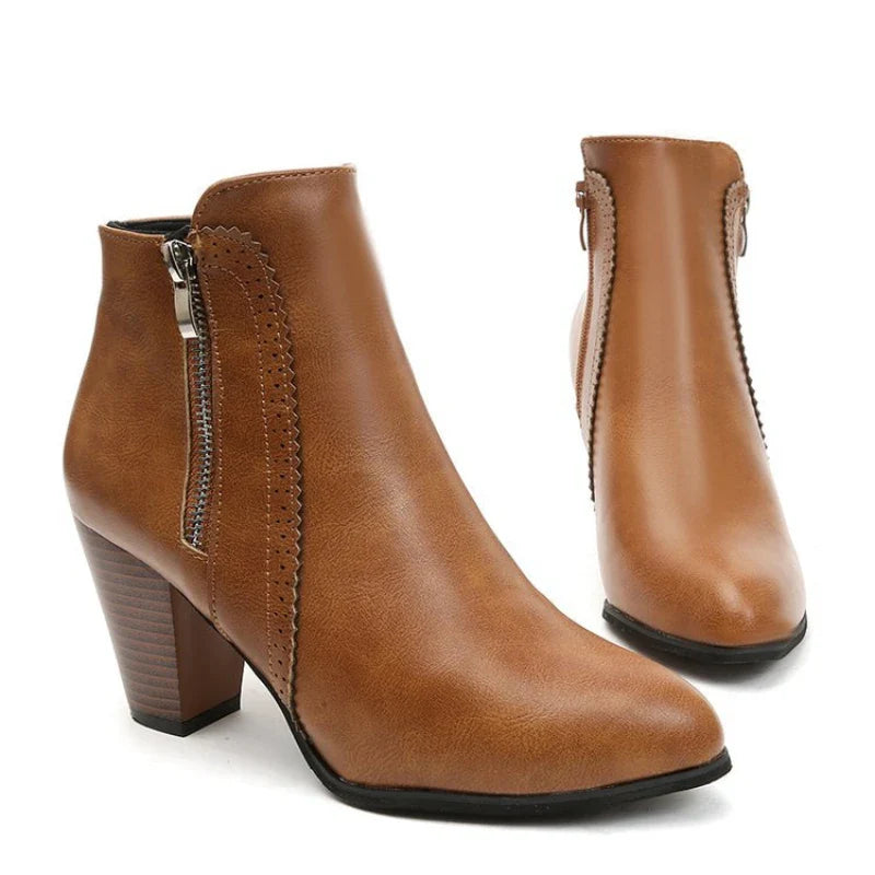 Carmen™ | Retro Chunky Heel Boots