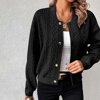 Casual Long Black Cardigan - Cozy Style for All Seasons