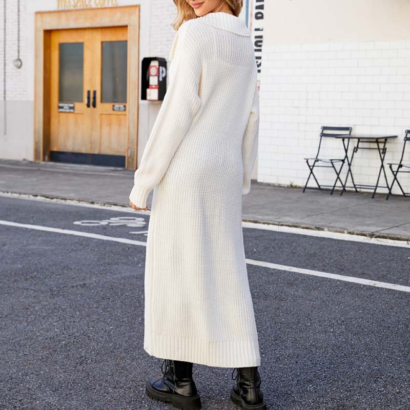 Casual Long Cardigan - Soft Cotton Blend for All Seasons
