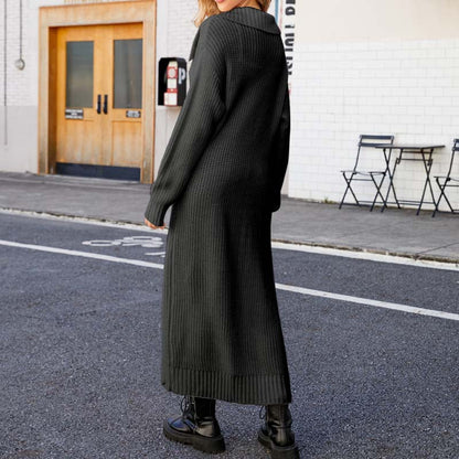 Casual Long Cardigan - Soft Cotton Blend for All Seasons