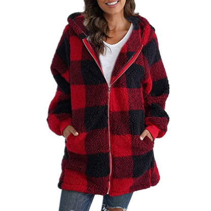 Casual Plaid Jacket - Stylish Comfort for Spring & Autumn Wear