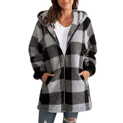 Casual Plaid Jacket - Stylish Comfort for Spring & Autumn Wear