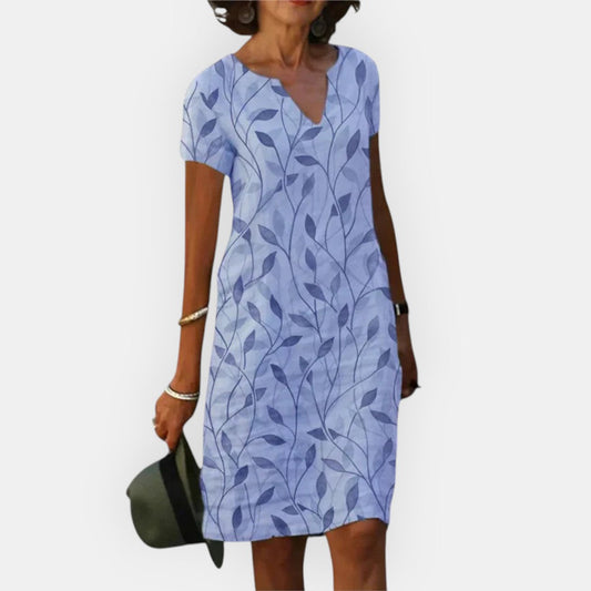 Casual V-Neck Dress - Effortless Style & Unmatched Comfort