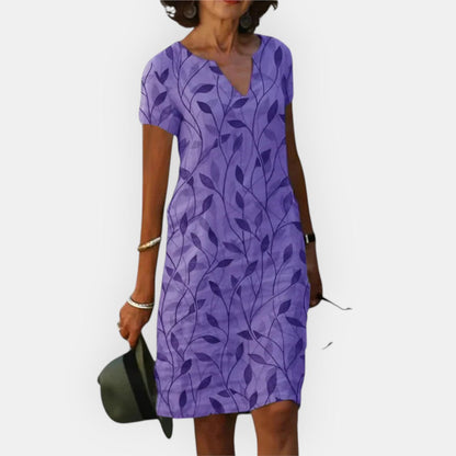 Casual V-Neck Dress - Effortless Style & Unmatched Comfort