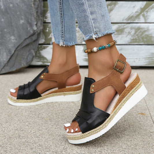 Catalina Buckle Sandals for Women - All-Day Comfort & Adjustable Fit