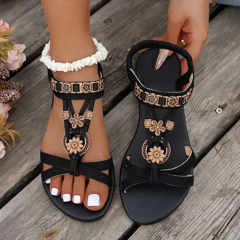 Catalina Floral Slides - Lightweight Comfort & Breathable Design