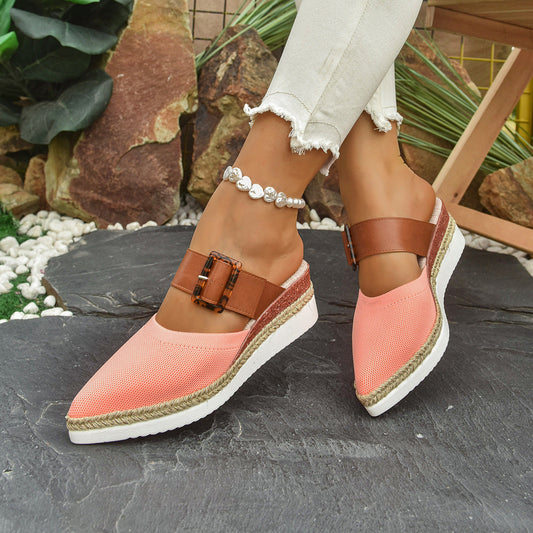 Catalina Strap Slides - Adjustable, Breathable Comfort for All-Day Wear