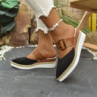 Catalina Strap Slides - Adjustable, Breathable Comfort for All-Day Wear