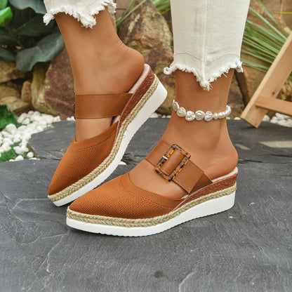 Catalina Strap Slides - Adjustable, Breathable Comfort for All-Day Wear