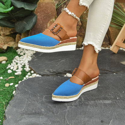 Catalina Strap Slides - Adjustable, Breathable Comfort for All-Day Wear