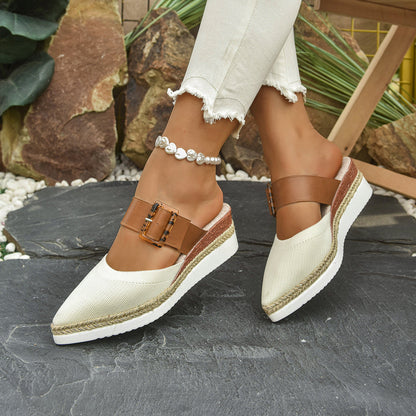 Catalina Strap Slides - Adjustable, Breathable Comfort for All-Day Wear