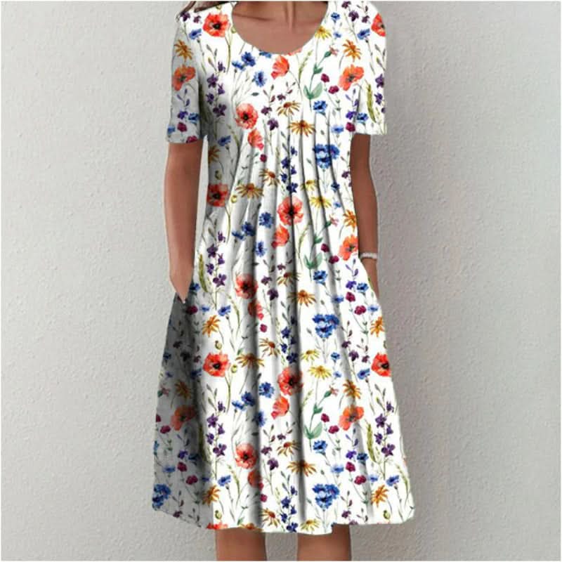 Classic Printed Dress - Effortless Style for Any Occasion