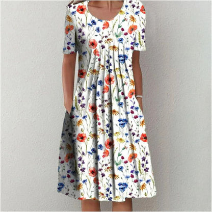 Classic Printed Dress - Effortless Style for Any Occasion