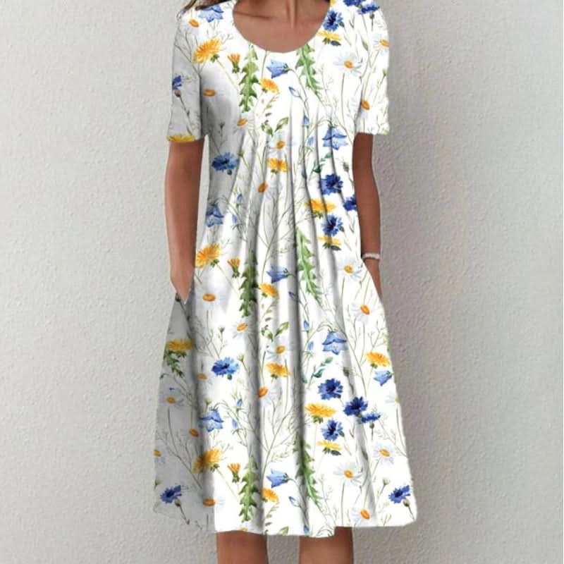 Classic Printed Dress - Effortless Style for Any Occasion