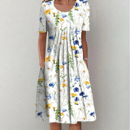Classic Printed Dress - Effortless Style for Any Occasion