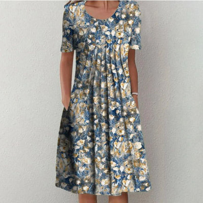 Classic Printed Dress - Effortless Style for Any Occasion