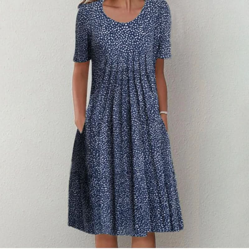 Classic Printed Dress - Effortless Style for Any Occasion