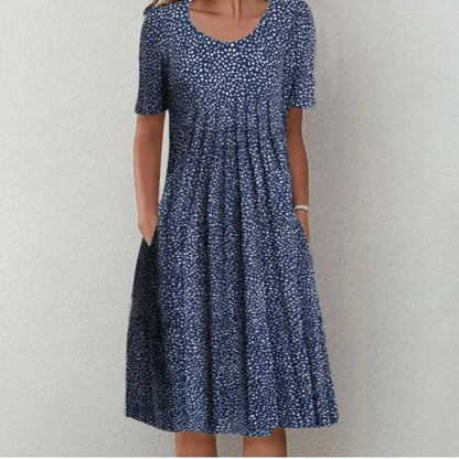 Classic Printed Dress - Effortless Style for Any Occasion