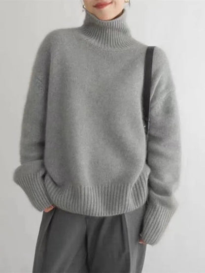 Sweater Women - Luxurious Turtleneck Style & Comfort